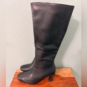 Black Knee-High Boots